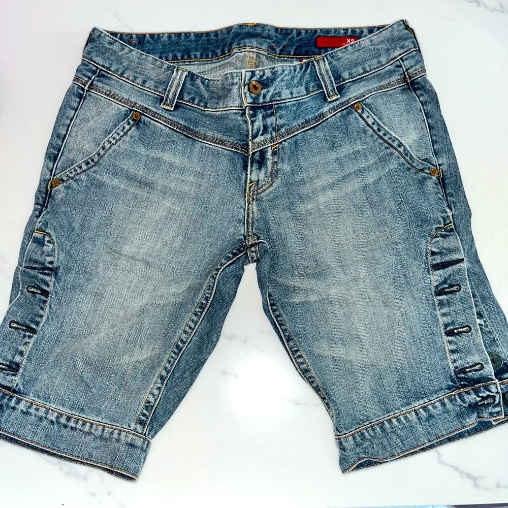 X2 Size 10 Denim Bermuda Shorts w/ 10” inseam